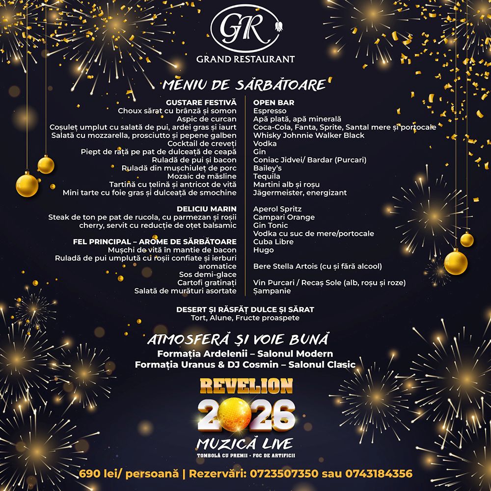 Grand Restaurant Brasov | Restaurant brasov | Sala de evenimente Brasov | Sala nunti Brasov | Organizari evenimente corporate Brasov